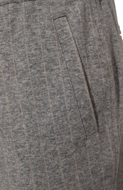 Джоггеры из кашемира и хлопка BRUNELLO CUCINELLI, арт. M0T783233G, фото 5