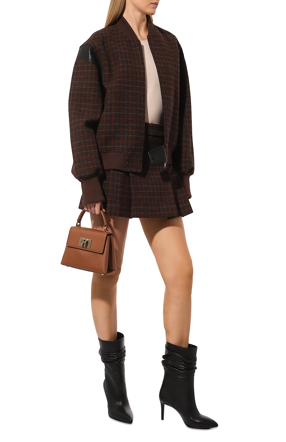 Сумка furla 1927 mini FURLA коричневого цвета по цене 47500 руб., арт. WB00109/ARE000, фото 7 Сумка furla 1927 mini FURLA, арт. WB00109/ARE000, фото 7