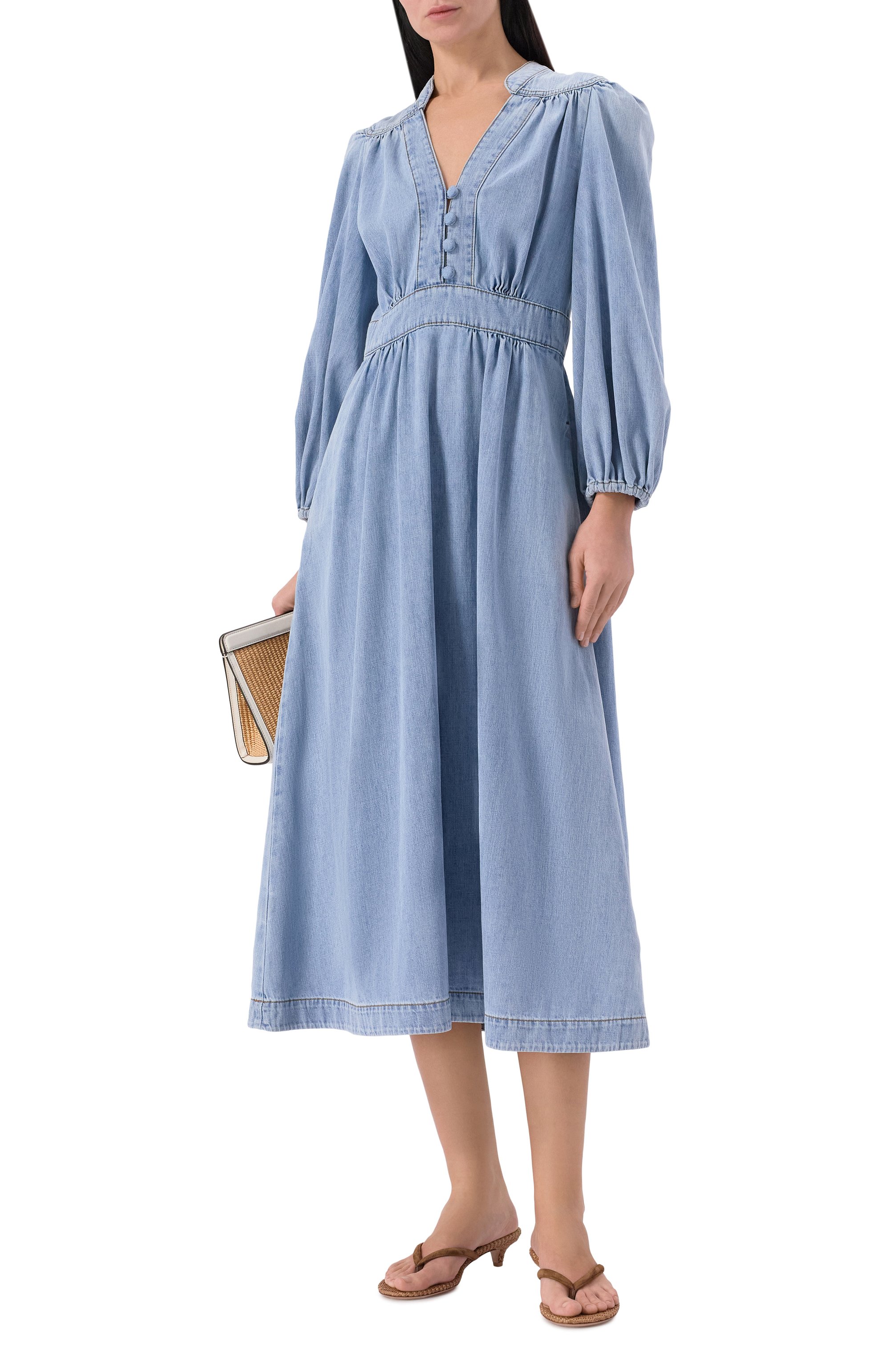 Кожаные мюли calypso GIANVITO ROSSI, арт. G10135.35RIC.CBLTECU, фото 3