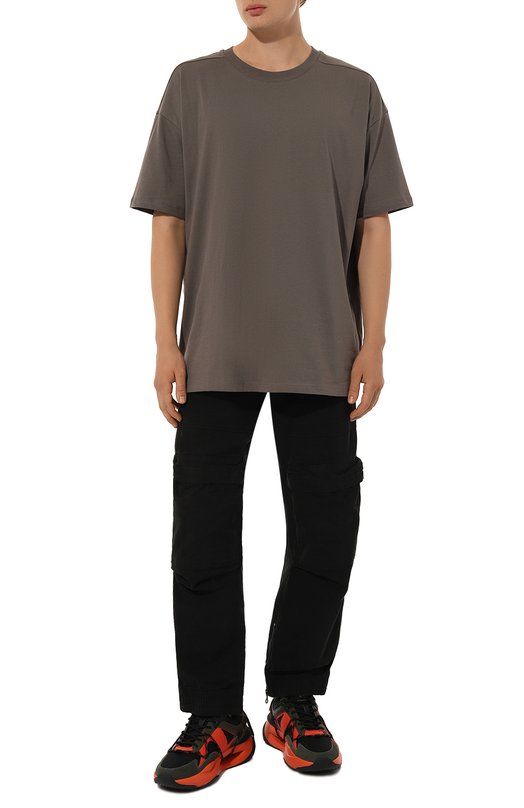 Хлопковая футболка Thom Krom Коричневый, фото 2