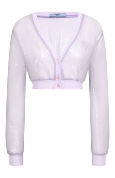 Кардиган с отделкой пайетками PRADA, арт. P444FR-1Z4T-F0014, фото 1