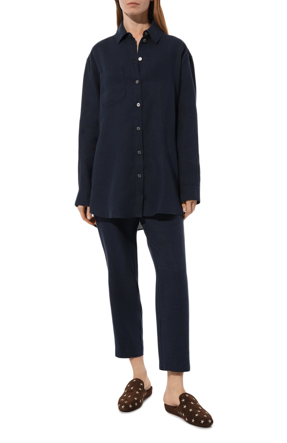 Льняные брюки DEREK ROSE, арт. 1705-VIEN001, фото 2