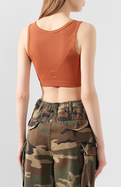 Топ reebok x victoria beckham REEBOK оранжевого цвета по цене 4575 руб., арт. GF0236, фото 4 Топ reebok x victoria beckham REEBOK, арт. GF0236, фото 4