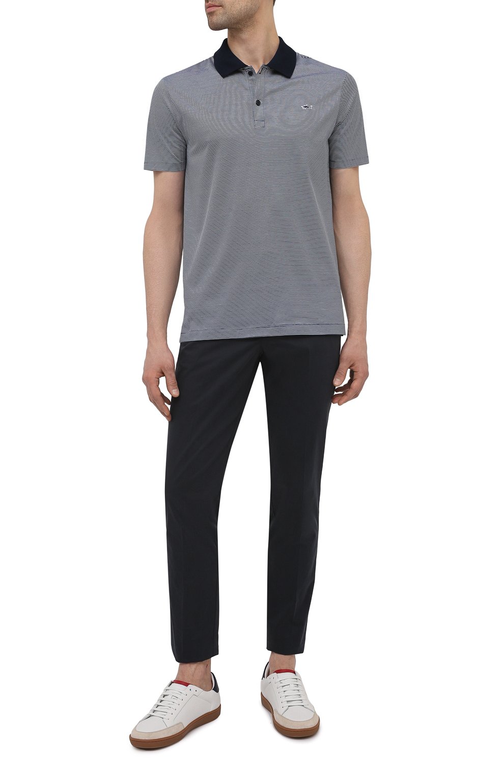 Хлопковое поло PAUL&SHARK, арт. 21411211/C00, фото 2