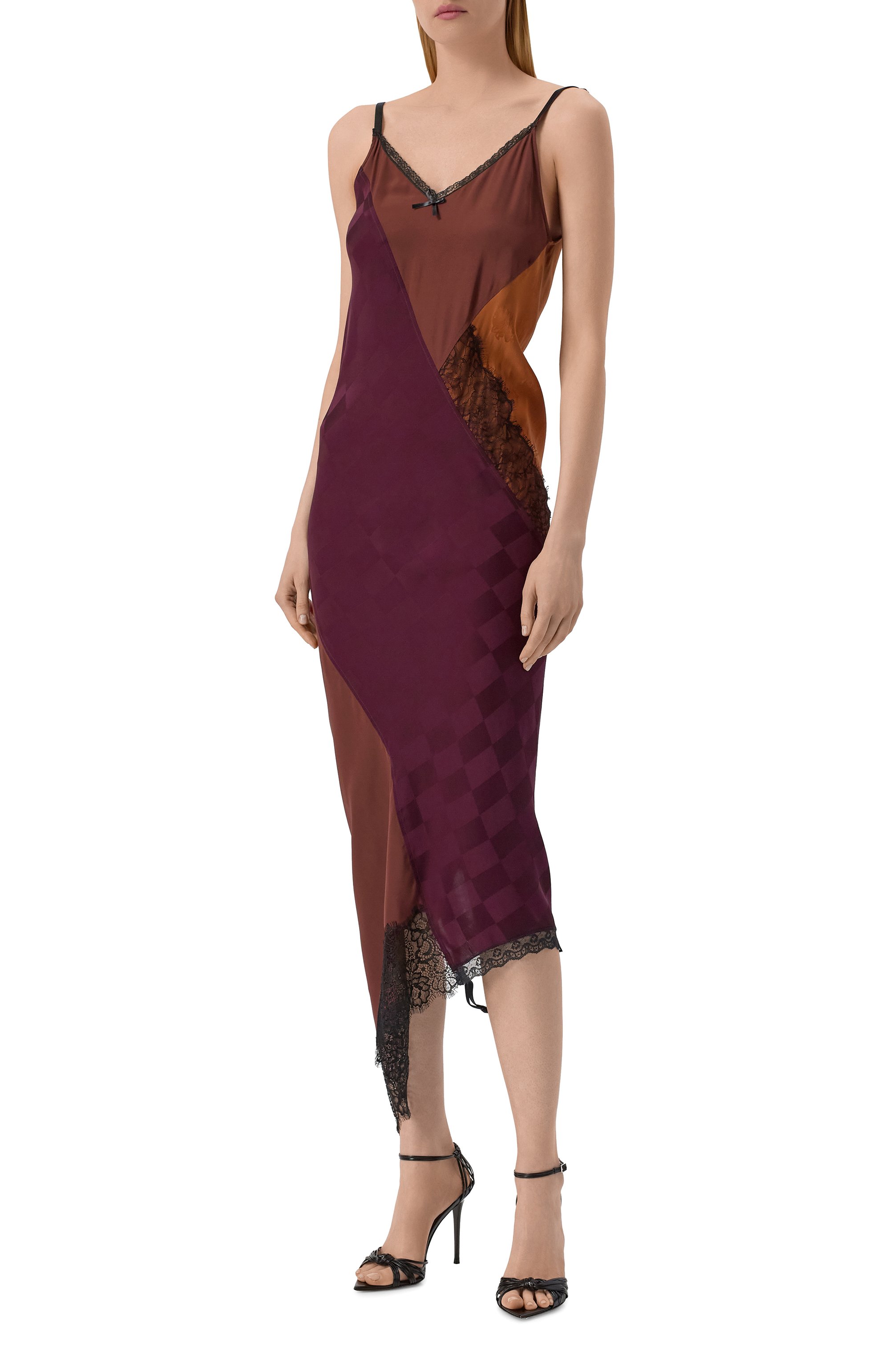 Платье из вискозы и шелка MOSCHINO, арт. A0403/5535, фото 3