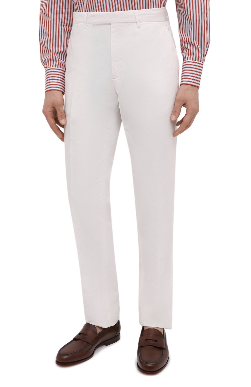 Брюки из хлопка и льна ZEGNA, арт. UWI37/TR10, фото 3