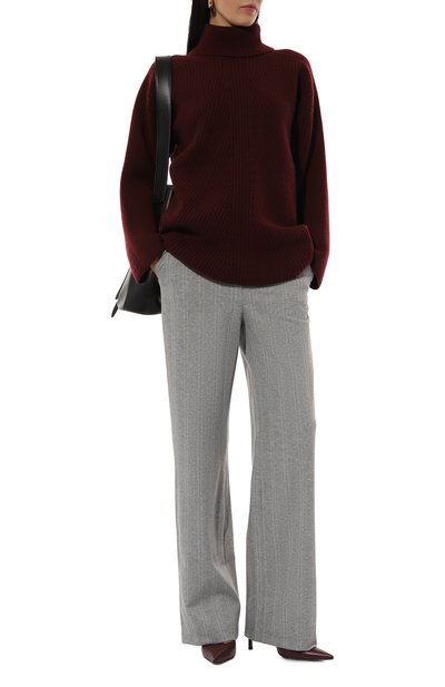 Брюки из вискозы PE серого цвета по цене 13040 руб., арт. РЕFW24/25-7.1.63.4, фото 2 Брюки из вискозы PE, арт. РЕFW24/25-7.1.63.4, фото 2