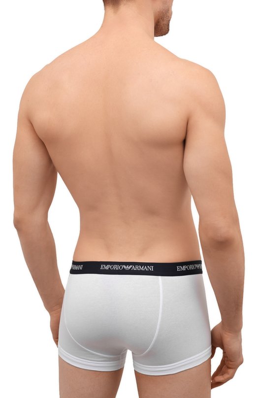 Комплект из трех хлопковых боксеров Emporio Armani 111357/CC717 Белый  111357/CC717 Фото 3