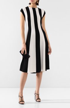 Платье из смеси шелка и хлопка OSCAR DE LA RENTA, арт. 20SN123STH, фото 1