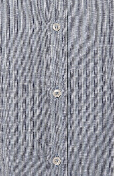 Рубашка из хлопка и льна PAUL&SHARK, арт. 14313101CF, фото 5