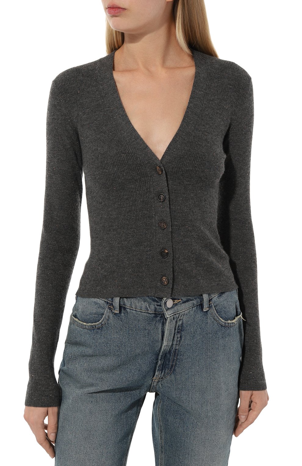 Кардиган из кашемира и вискозы BRUNELLO CUCINELLI, арт. M9A82B1271, фото 3