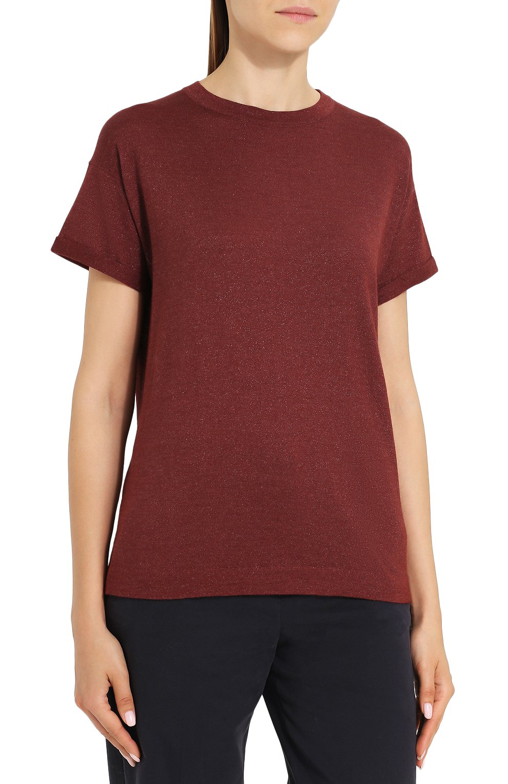 Пуловер из кашемира и шелка BRUNELLO CUCINELLI, арт. M41810000, фото 3