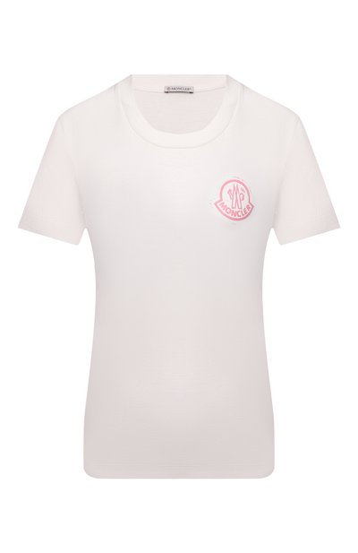 Женская хлопковая футболка MONCLER, арт. G2-093-8C000-16-829FB
