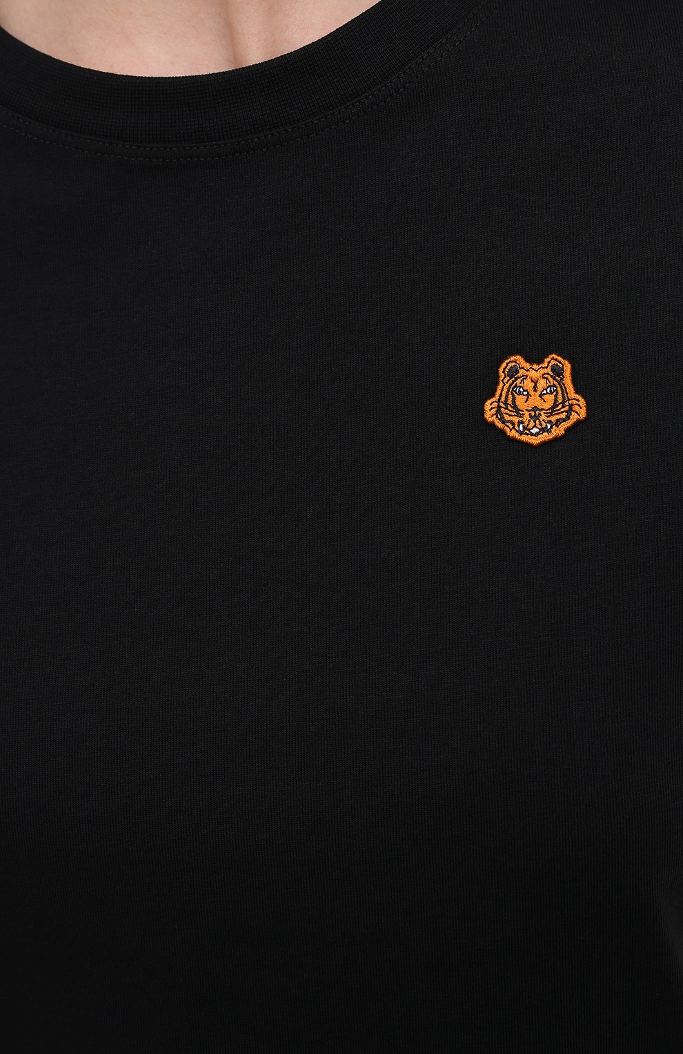 Хлопковая футболка KENZO черного цвета по цене 12150 руб., арт. FB52TS8434SA, фото 5 Хлопковая футболка KENZO, арт. FB52TS8434SA, фото 5