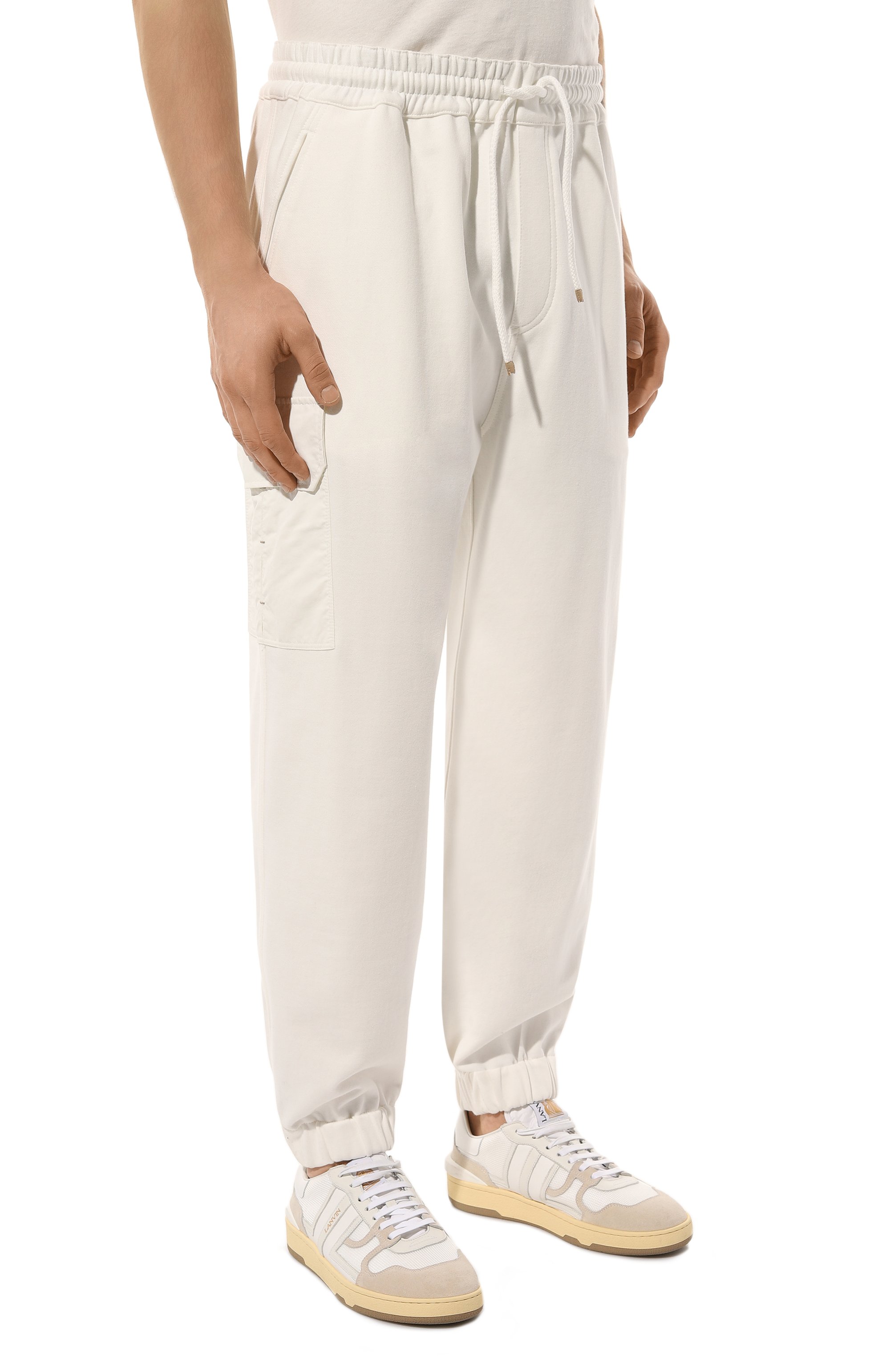 Хлопковые джоггеры BRUNELLO CUCINELLI, арт. MW836B2294, фото 3