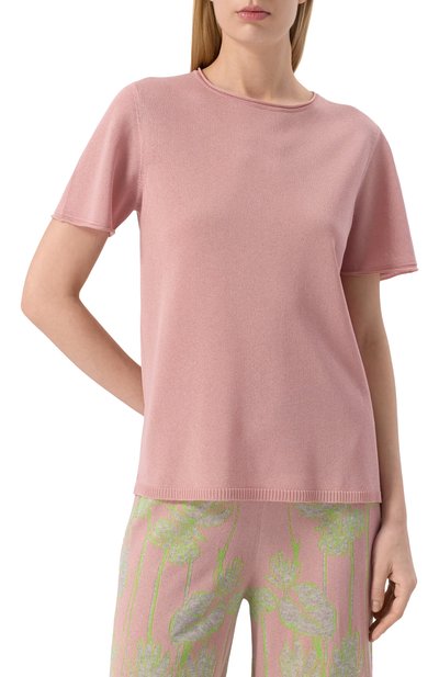 Пуловер из вискозы FREEAGE розового цвета по цене 21560 руб., арт. S25.JM295.7000.619, фото 3 Пуловер из вискозы FREEAGE, арт. S25.JM295.7000.619, фото 3