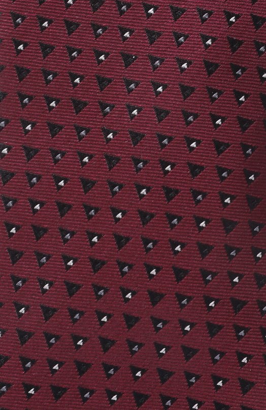 Шелковый галстук Brunello Cucinelli MR8840018 Бордовый  MR8840018 Фото 4