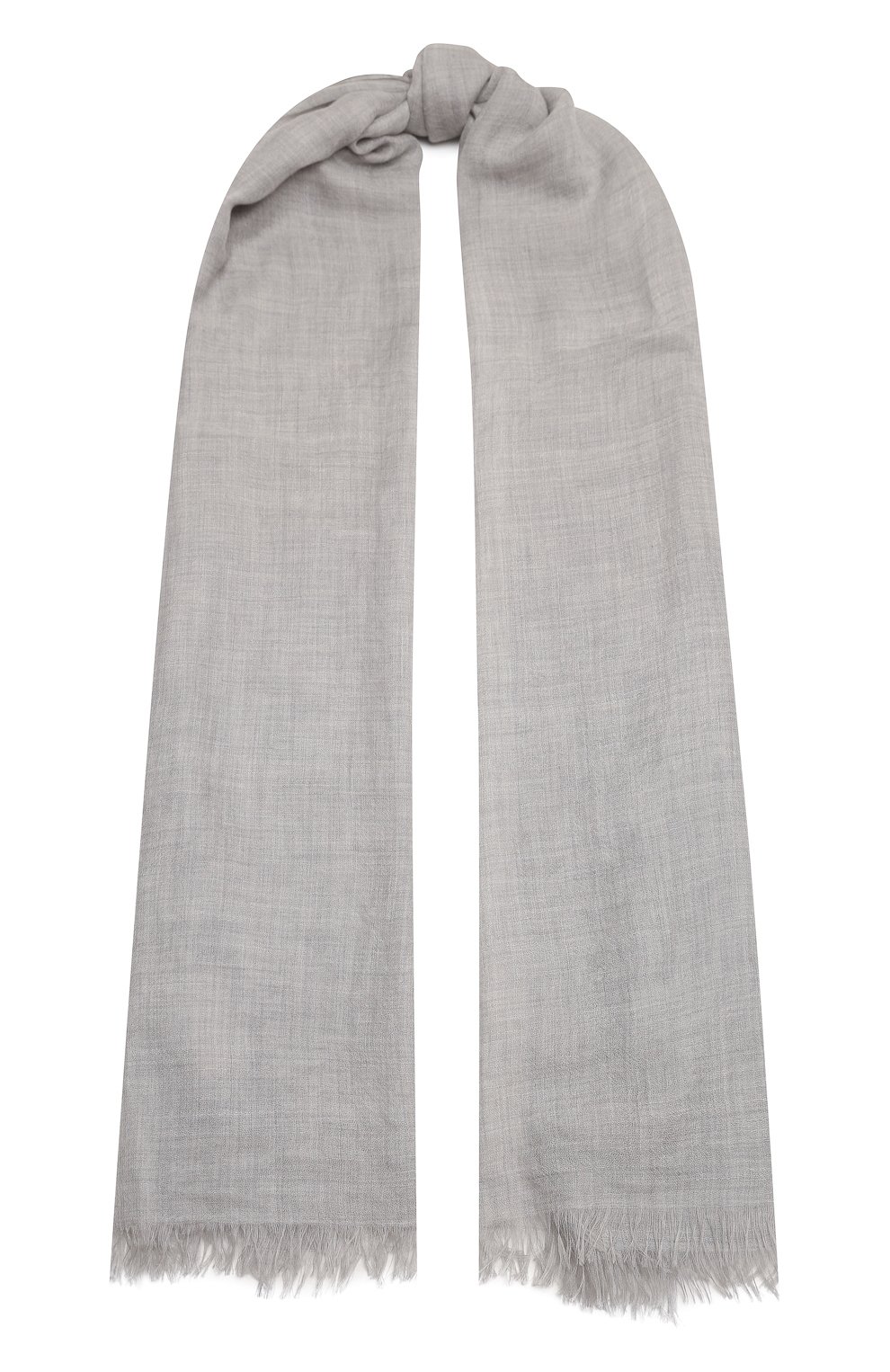 Кашемировый палантин BRUNELLO CUCINELLI серого цвета по цене 99000 руб., арт. MSC924059, фото 1 Кашемировый палантин BRUNELLO CUCINELLI, арт. MSC924059, фото 1