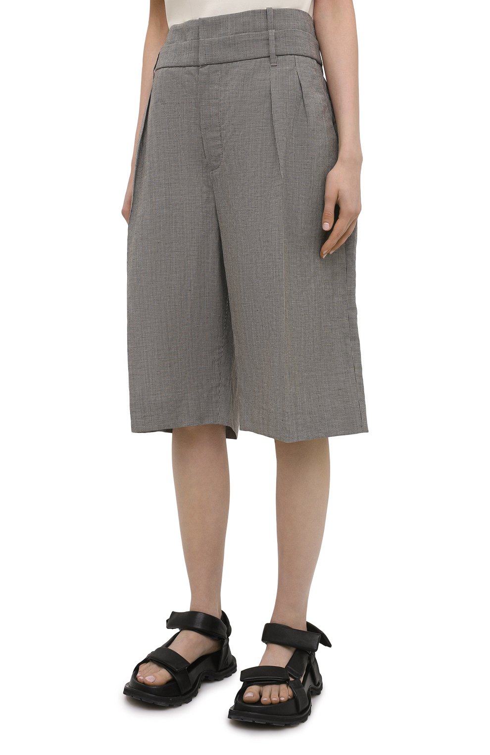 Шорты из шерсти и льна BRUNELLO CUCINELLI, арт. MH513P7593, фото 3