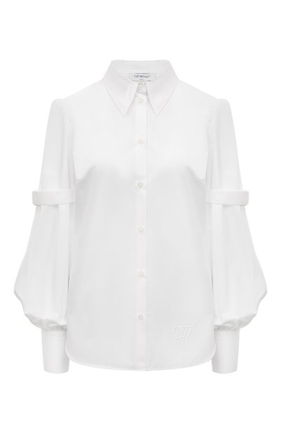 Женская хлопковая рубашка OFF-WHITE, арт. 0WGE020S24FAB001