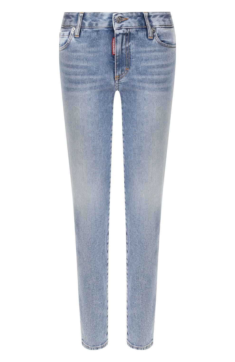 Джинсы DSQUARED2 синего цвета по цене 30900 руб., арт. S75LB0328/S30595, фото 1 Джинсы DSQUARED2, арт. S75LB0328/S30595, фото 1
