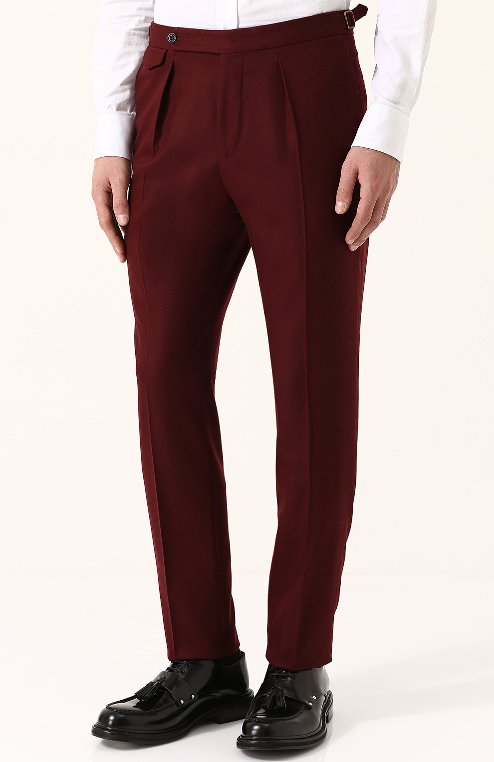 Шерстяные брюки прямого кроя PT01, арт. GFP1Z00P0E/C033, фото 3