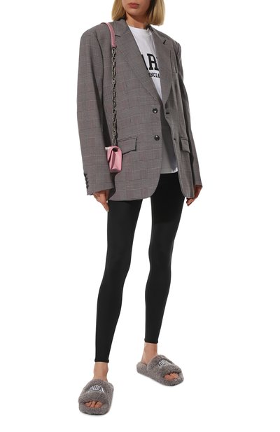 Текстильные шлепанцы furry BALENCIAGA, арт. 654261/W2D02, фото 2