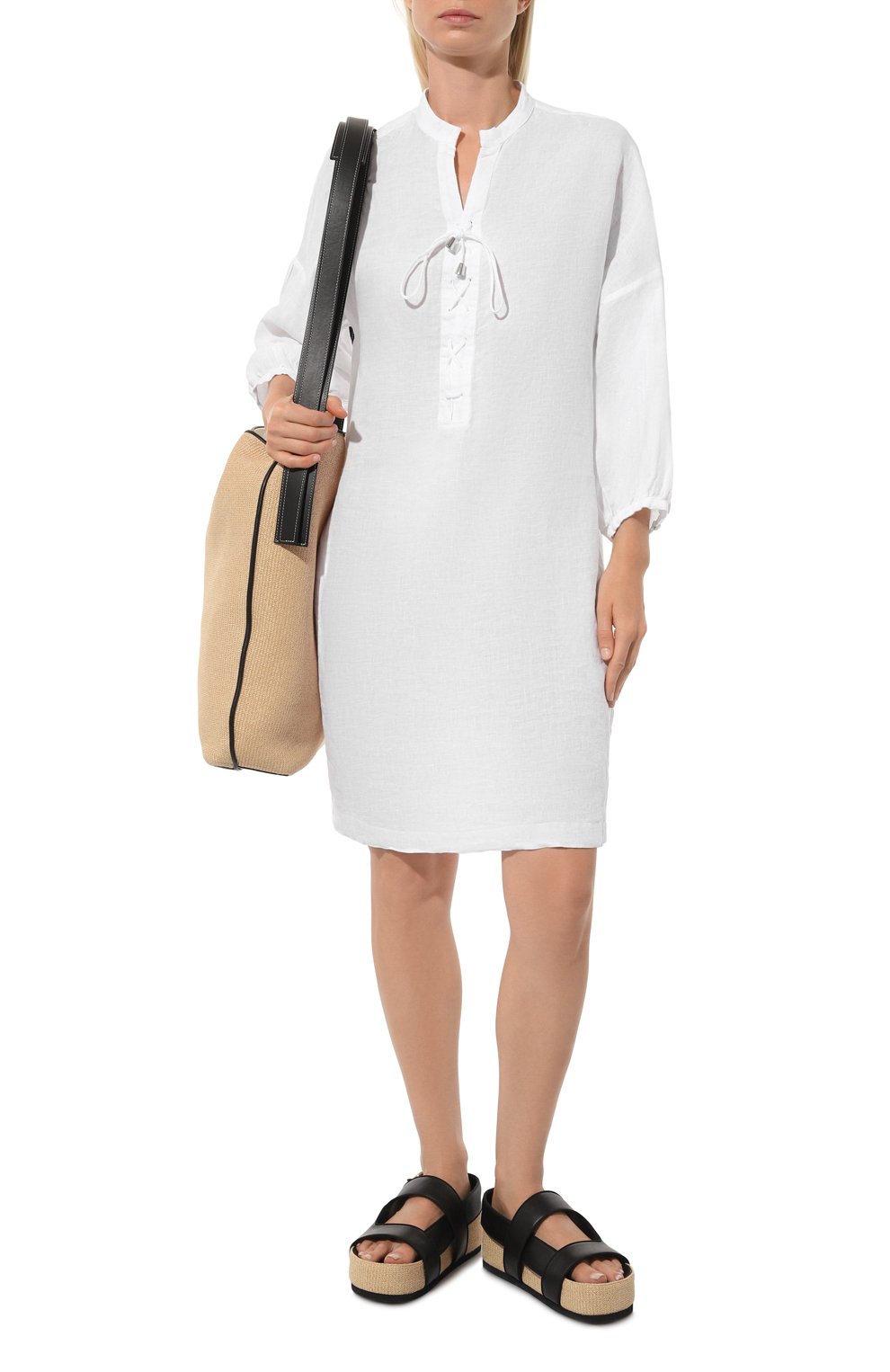 Льняная туника 120% LINO, арт. 31ALIW49HS/000F753/000, фото 2