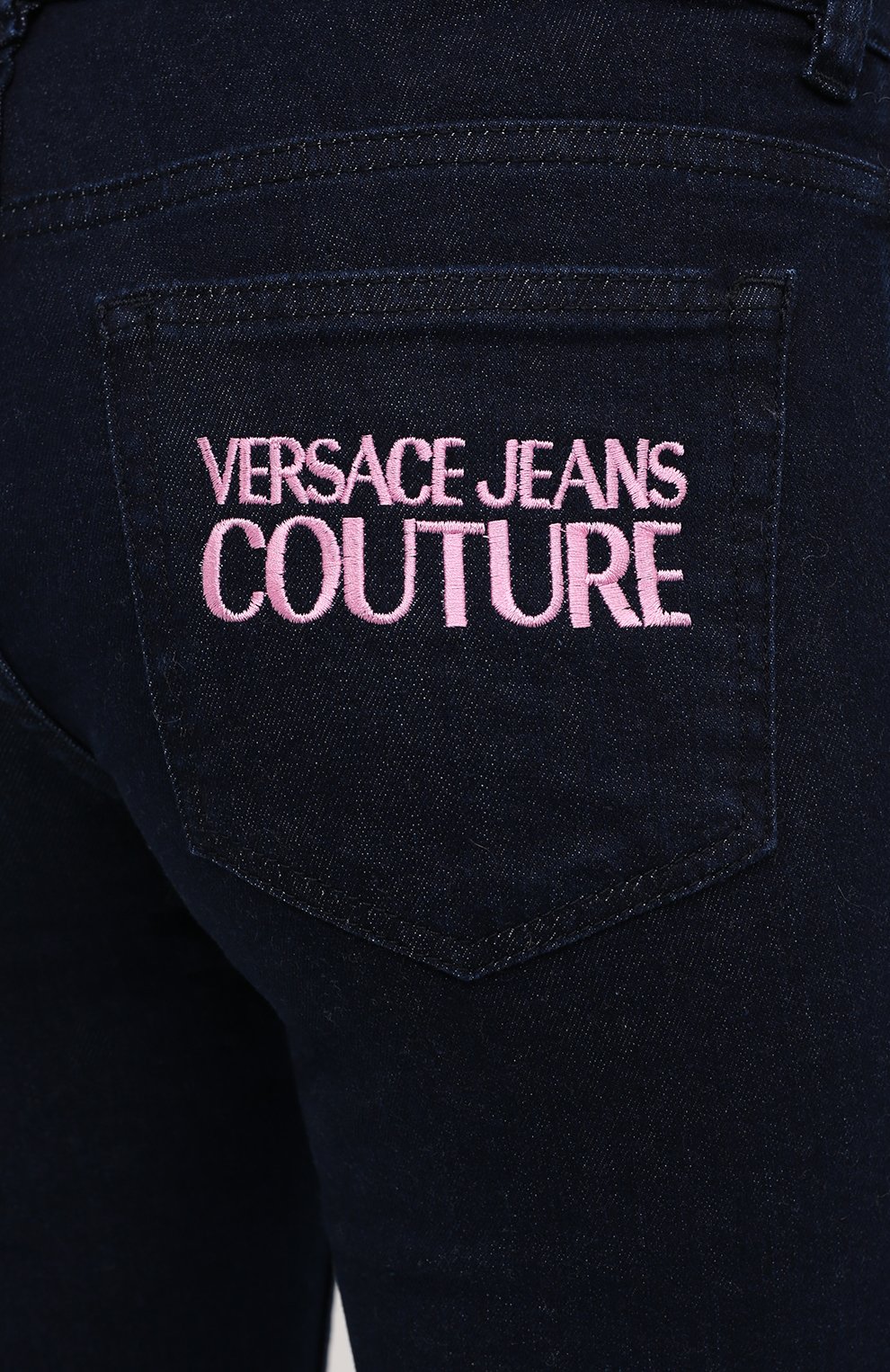 Джинсы VERSACE JEANS COUTURE синего цвета по цене 21950 руб., арт. A1HZA0K4-ZDP500 C SKINNY RIC.4/60558, фото 5 Джинсы VERSACE JEANS COUTURE, арт. A1HZA0K4-ZDP500 C SKINNY RIC.4/60558, фото 5
