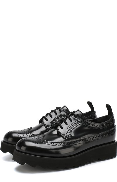 Кожаные дерби с брогированием DSQUARED2, арт. 57193/28-35, фото 1