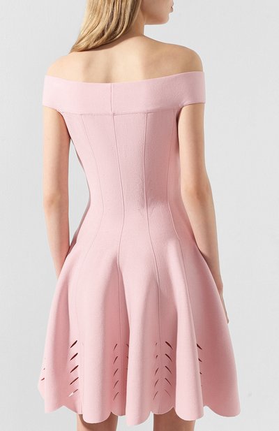 Платье из вискозы ALEXANDER MCQUEEN, арт. 585227/Q1AE5, фото 4