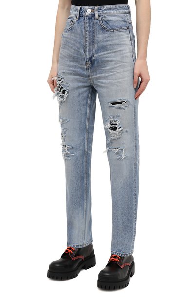 Джинсы BALENCIAGA голубого цвета по цене 95950 руб., арт. 643020/TDW14, фото 3 Джинсы BALENCIAGA, арт. 643020/TDW14, фото 3