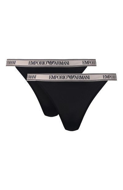 Женские комплект из двух трусов-стрингов EMPORIO ARMANI, арт. 164522/1A227