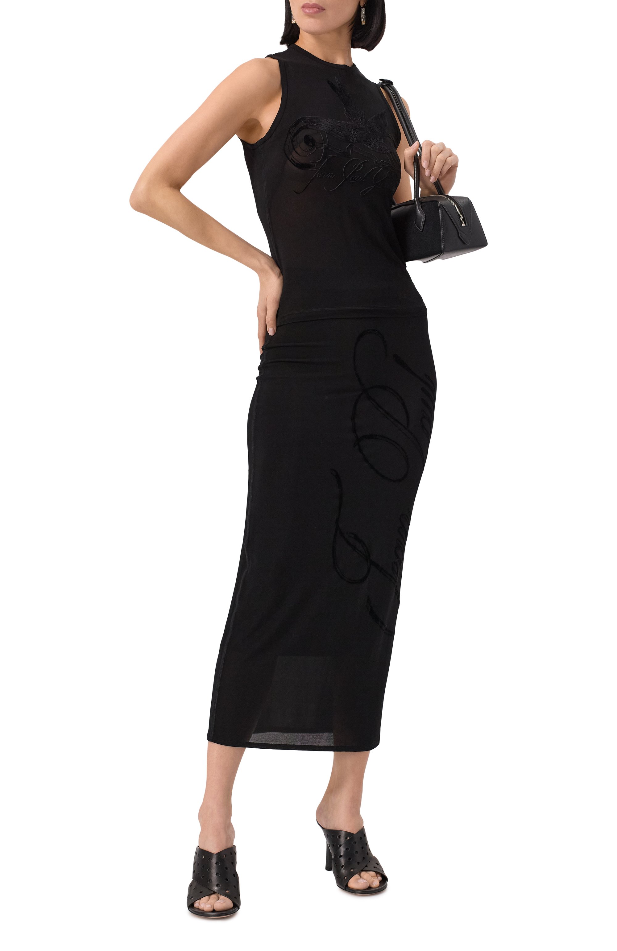 Майка из вискозы JEAN PAUL GAULTIER, арт. 25/34-F-DB055I-J082, фото 2