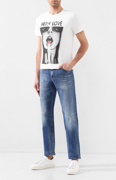 Хлопковая футболка BISIBIGLIO, арт. MEDI0 WITH L0VE/HEAVY, фото 2