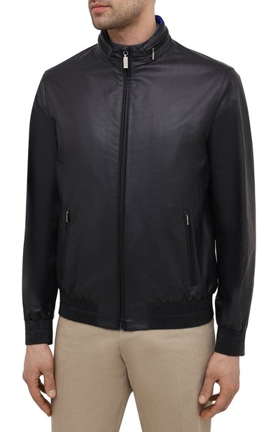 Кожаный бомбер ZILLI SPORT, арт. MAU-ZS31P-JACKE/0001, фото 3