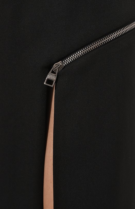 Шерстяное платье Alexander McQueen 757633/QJAAC Чёрный  757633/QJAAC Фото 5