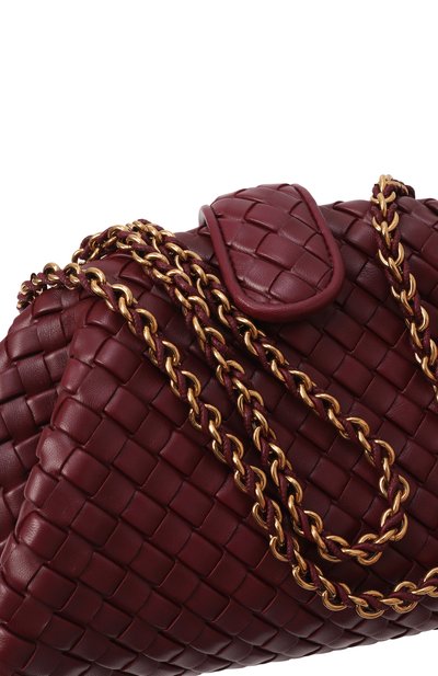 Сумка lauren 1980 small BOTTEGA VENETA бордового цвета по цене 459500 руб., арт. 804038 V4P61, фото 3 Сумка lauren 1980 small BOTTEGA VENETA, арт. 804038 V4P61, фото 3