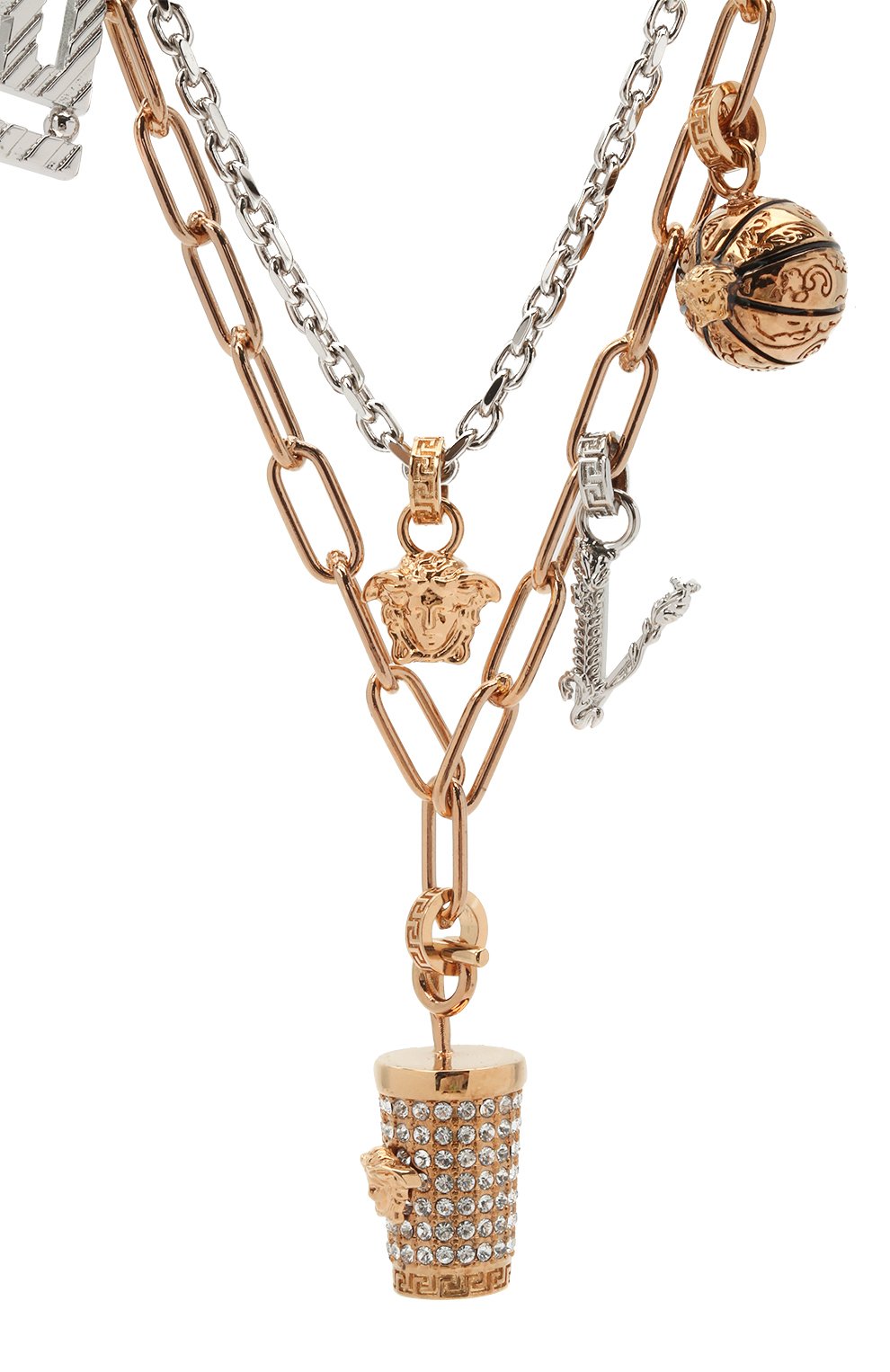 Колье VERSACE золотого цвета по цене 167000 руб., арт. 1001445/1A00621, фото 3 Колье VERSACE, арт. 1001445/1A00621, фото 3