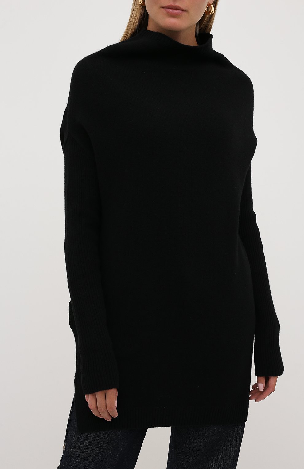 Пуловер из кашемира и шерсти RICK OWENS, арт. RP20F2681/WSBR, фото 3