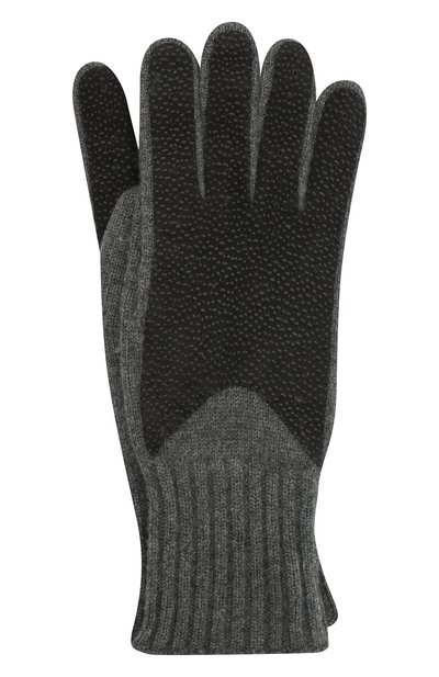 Кашемировые перчатки с отделкой из кожи LORO PIANA, арт. FAG4631, фото 1