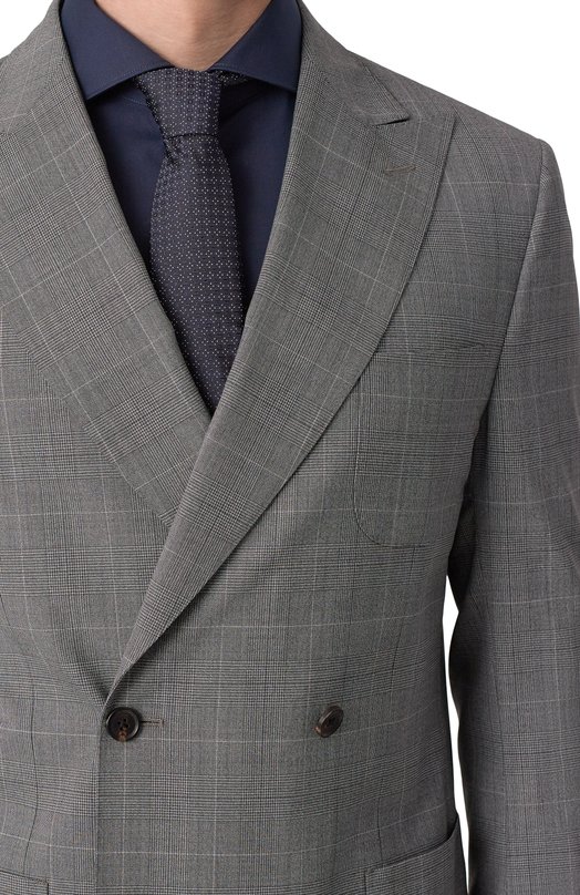 Шерстяной костюм Corneliani 25X009-2517201_SET Серый  25X009-2517201_SET Фото 8