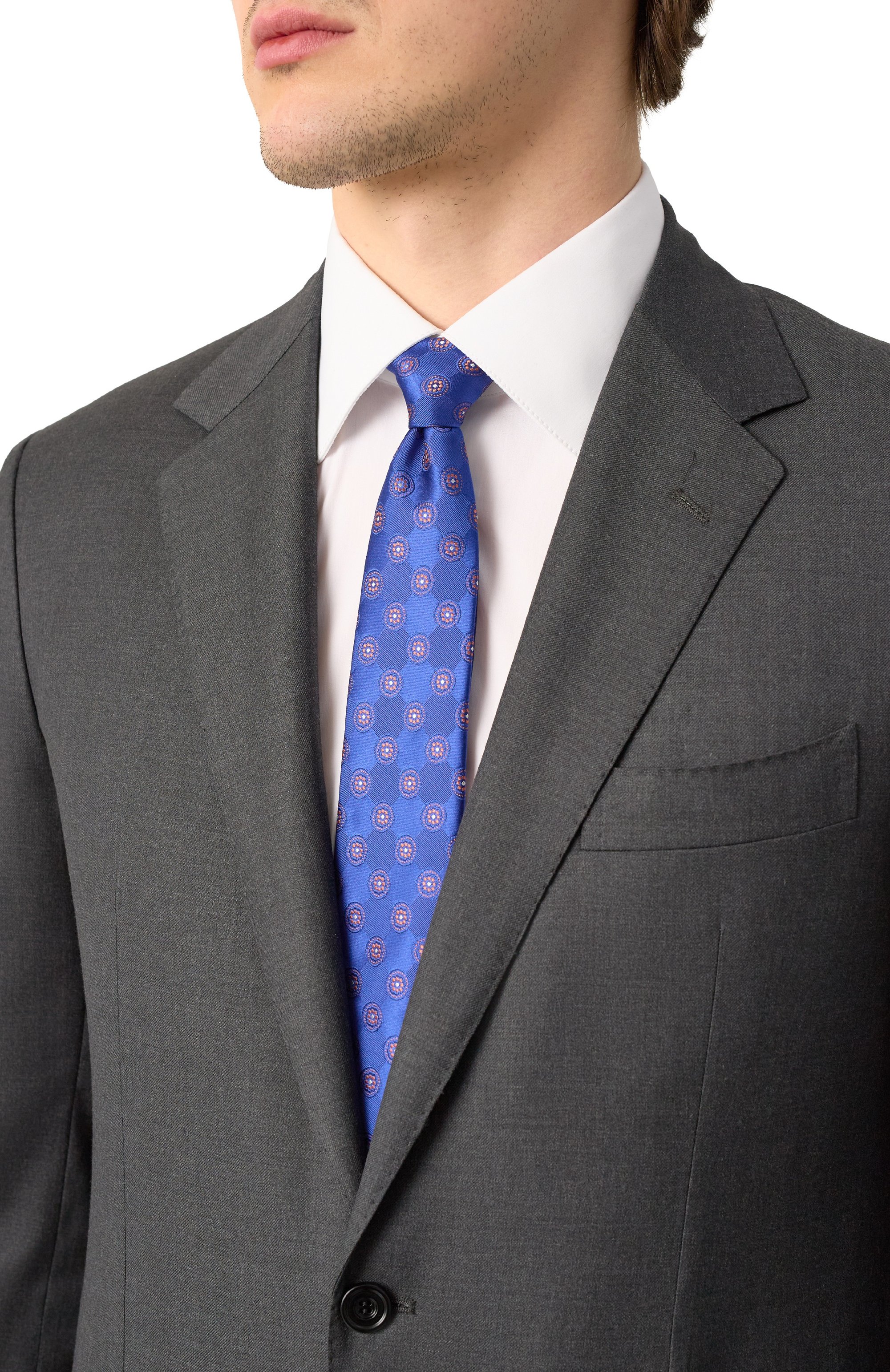 Шелковый галстук CANALI, арт. 18/HJ04248, фото 2