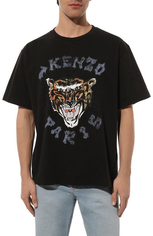 фото Хлопковая футболка kenzo