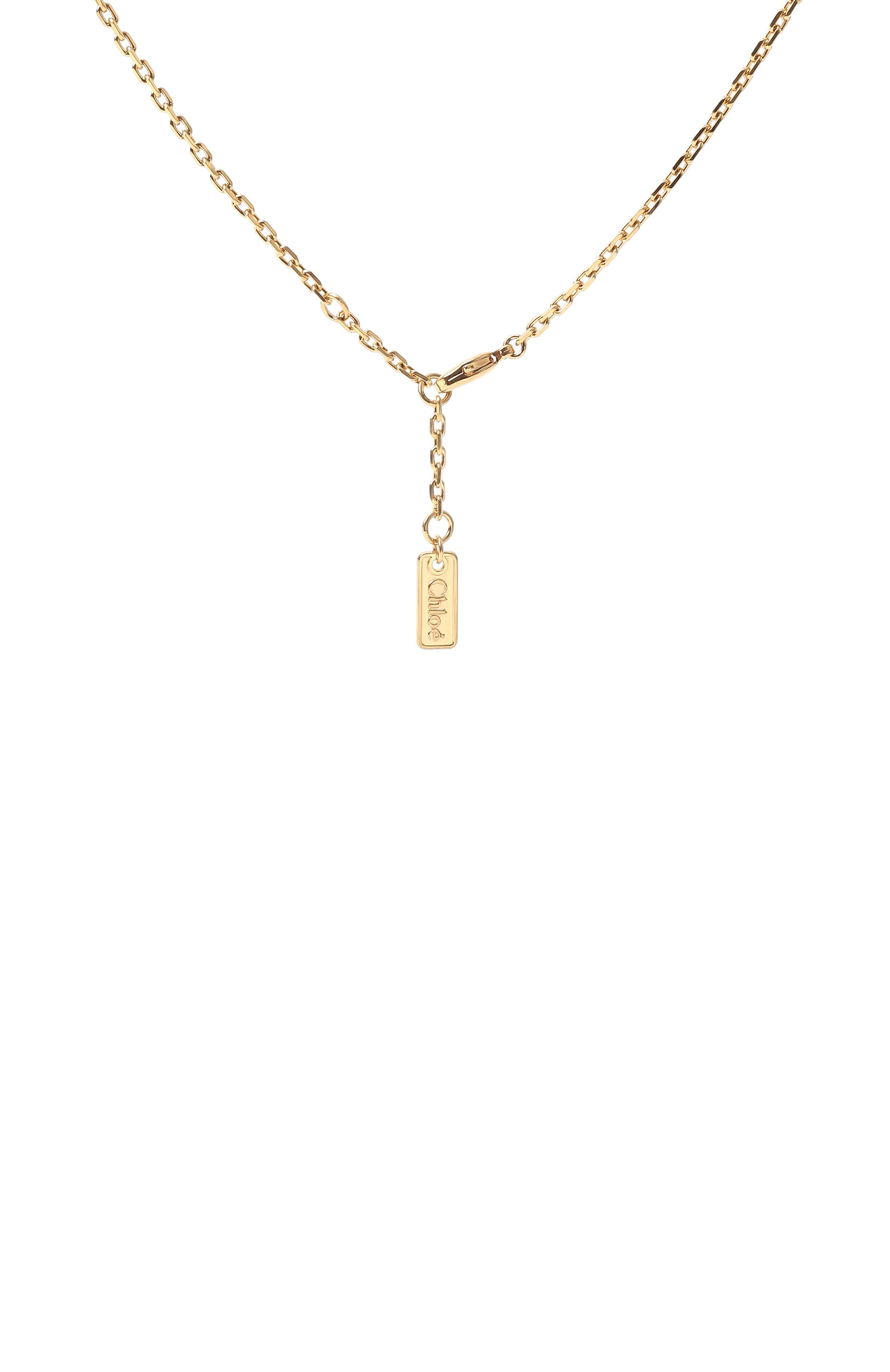 Колье CHLOÉ золотого цвета по цене 69100 руб., арт. CH25AJN08CB7, фото 4 Колье CHLOÉ, арт. CH25AJN08CB7, фото 4