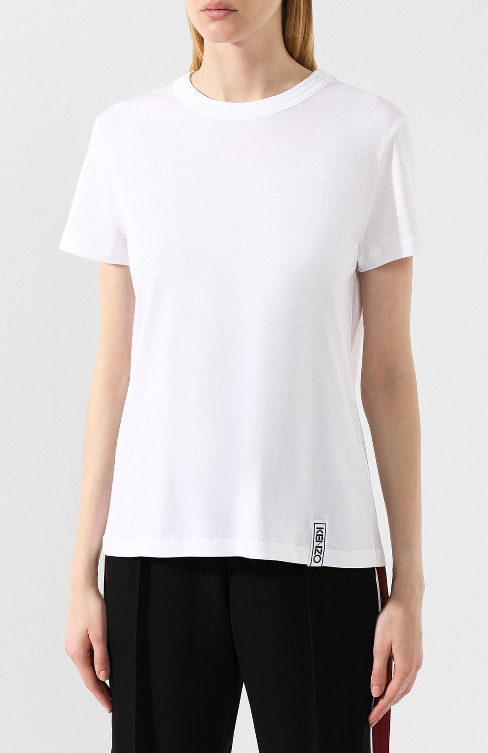 Футболка KENZO белого цвета по цене 5430 руб., арт. F002TS793980, фото 3 Футболка KENZO, арт. F002TS793980, фото 3