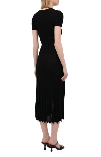 Хлопковое платье JACQUEMUS черного цвета по цене 43900 руб., арт. 211KN20/200990, фото 4 Хлопковое платье JACQUEMUS, арт. 211KN20/200990, фото 4