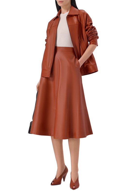 Кожаная куртка MVST M26.2PW.L003/L011 NAPPA Оранжевый  M26.2PW.L003/L011 NAPPA Фото 2