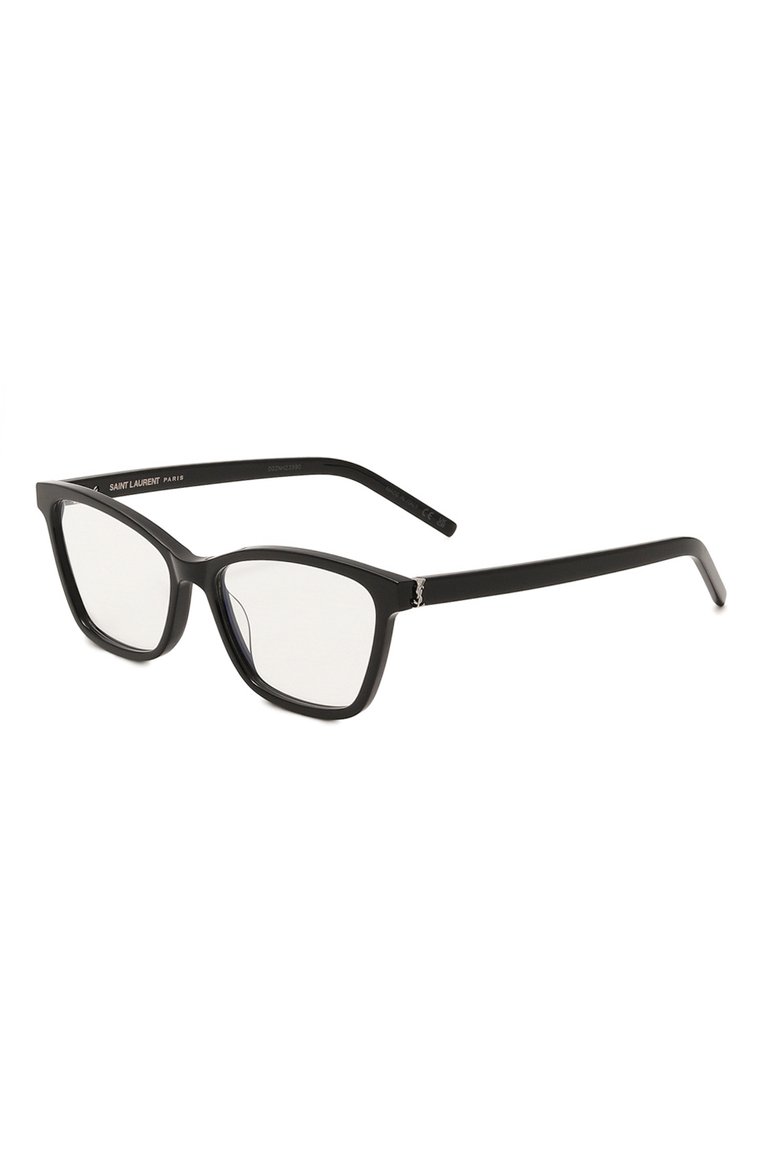 Женские оправа SAINT LAURENT черного цвета, арт. SL M128 005 | Фото 1 (Нос: Не проставлено; Региональные ограничения белый список (Axapta Mercury): Не проставлено; Тип очков: Оправа; Материал: Пластик; Очки форма: Квадратные; Оптика Гендер: оптика-женское)