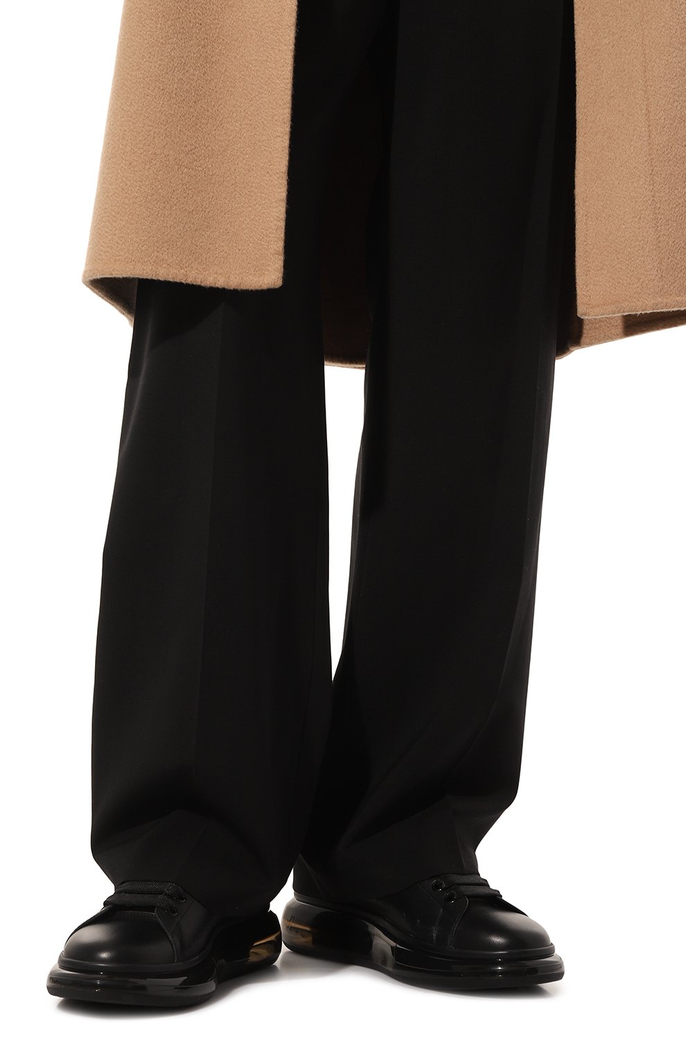 Кожаные кеды oversized ALEXANDER MCQUEEN, арт. 634611 WHRH9, фото 3